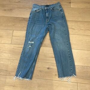 ASOS Design Straight Leg Denim Blue Jeans Size 30/30